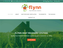 Tablet Screenshot of flynnheatrecovery.com
